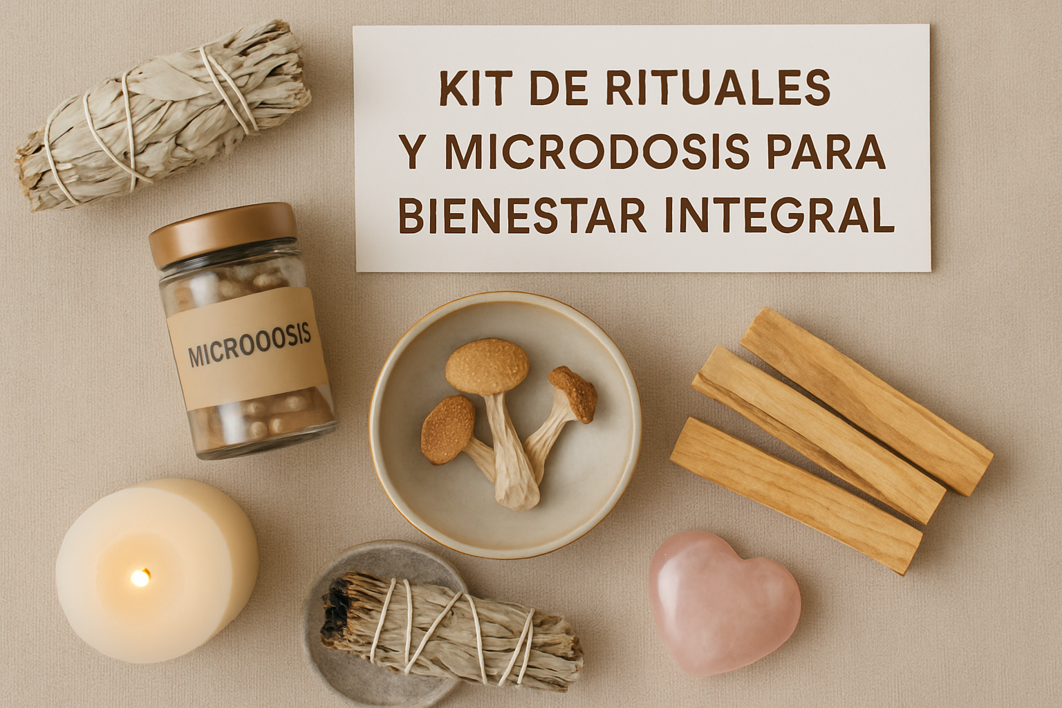 Kits de rituales y microdosis para bienestar integral